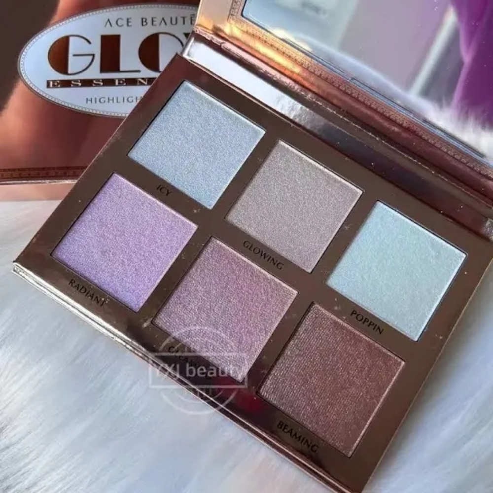 NIB Ace Beaute Glow Essentials Highlighter Palette
